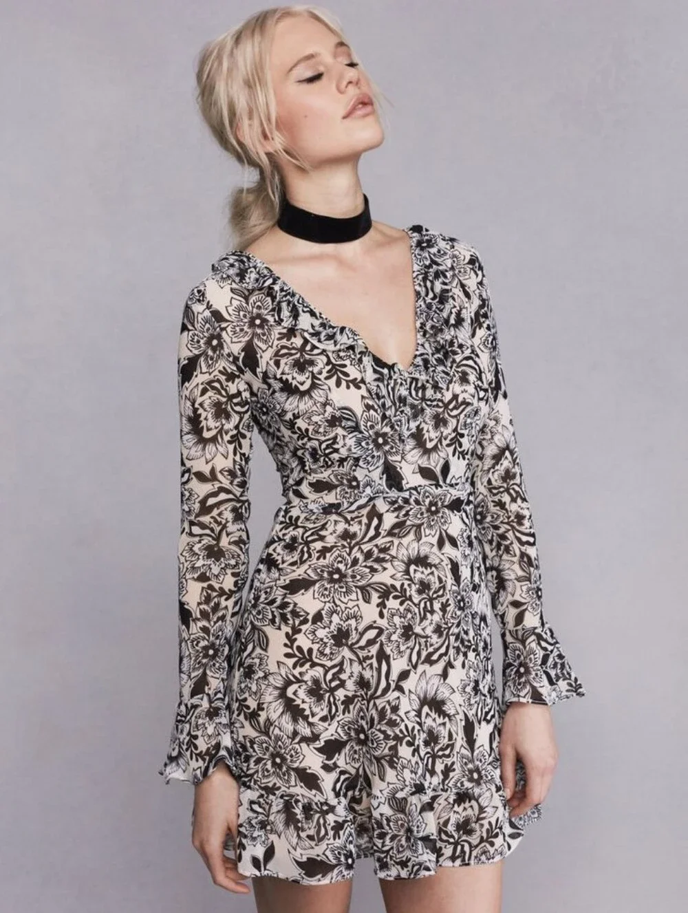 for love and lemons gracie mini dress For Love And Lemons | Dresses | For Love Lemons Gracie Mini Dress Womens  Small Ruffle Fairy Grunge Bohemian